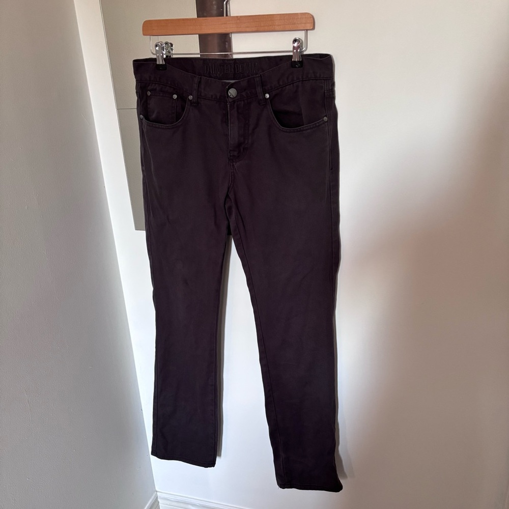Men’s Black Straight Jeans